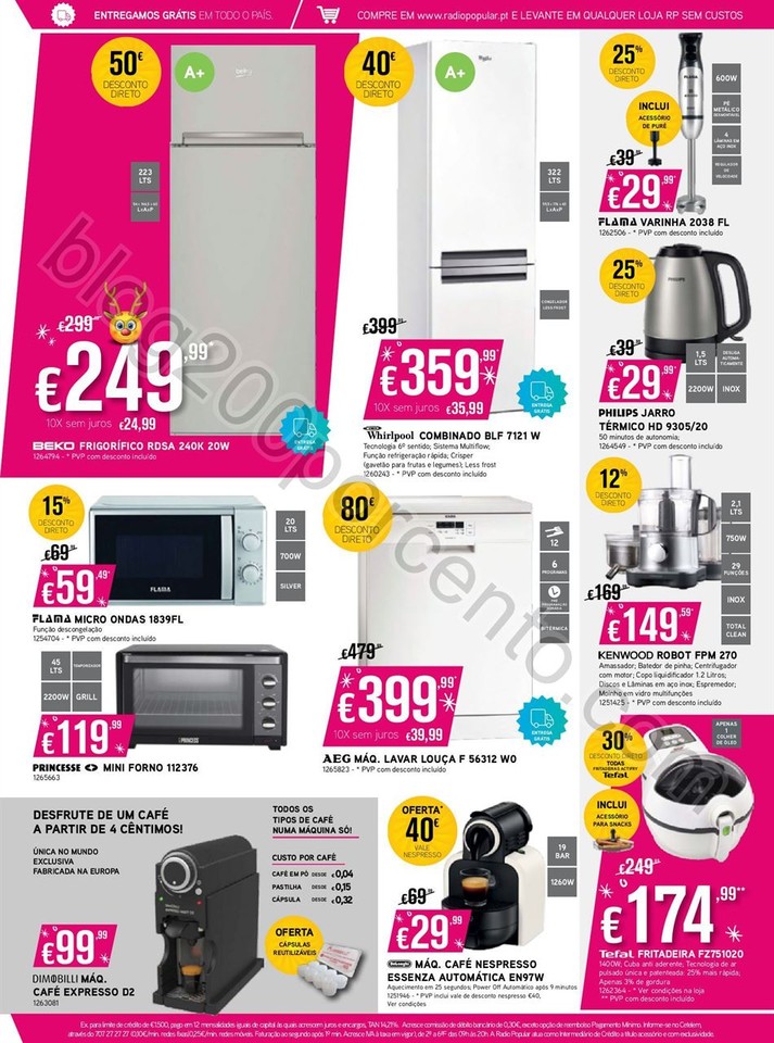 Antevisão Folheto RADIO POPULAR Promoções de 6 