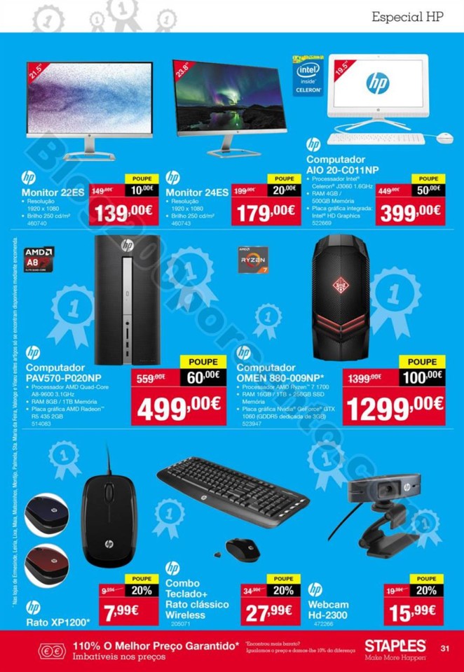 Antevisão Folheto STAPLES Promoções de 2 a 16 j