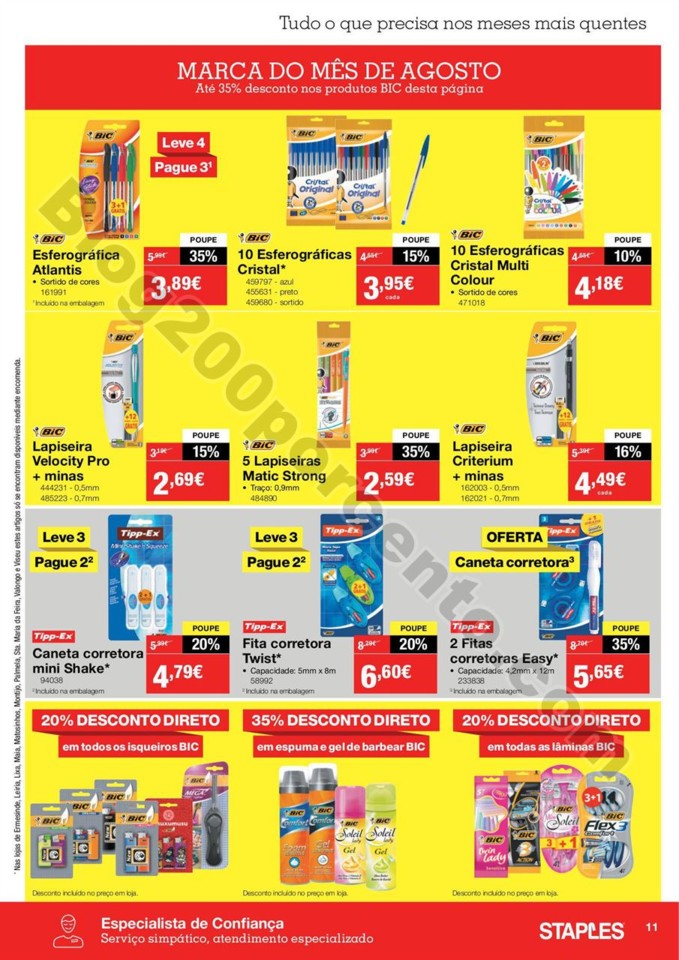 Antevisão Folheto STAPLES Promoções de 7 a 22 a