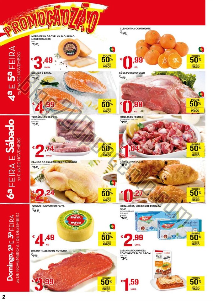 Antevisão Folheto CONTINENTE Madeira de 25 novemb