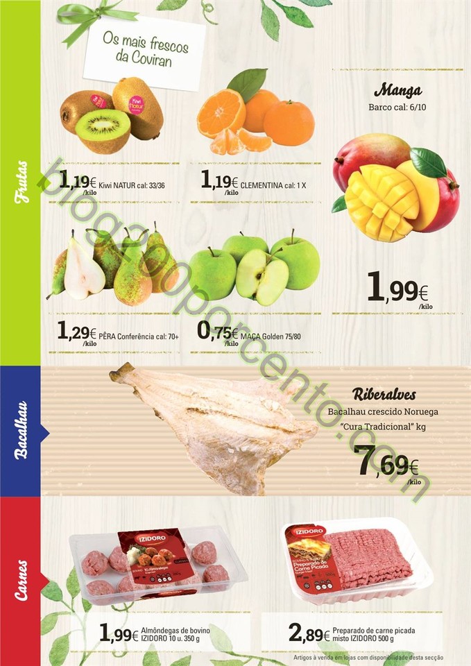 Antevisão Folheto COVIRAN promoções de 9 a 21 f