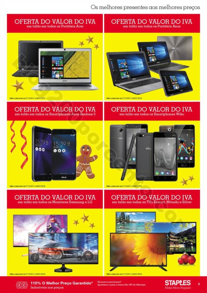 Antevisão Folheto STAPLES promoções de 21 a 26 