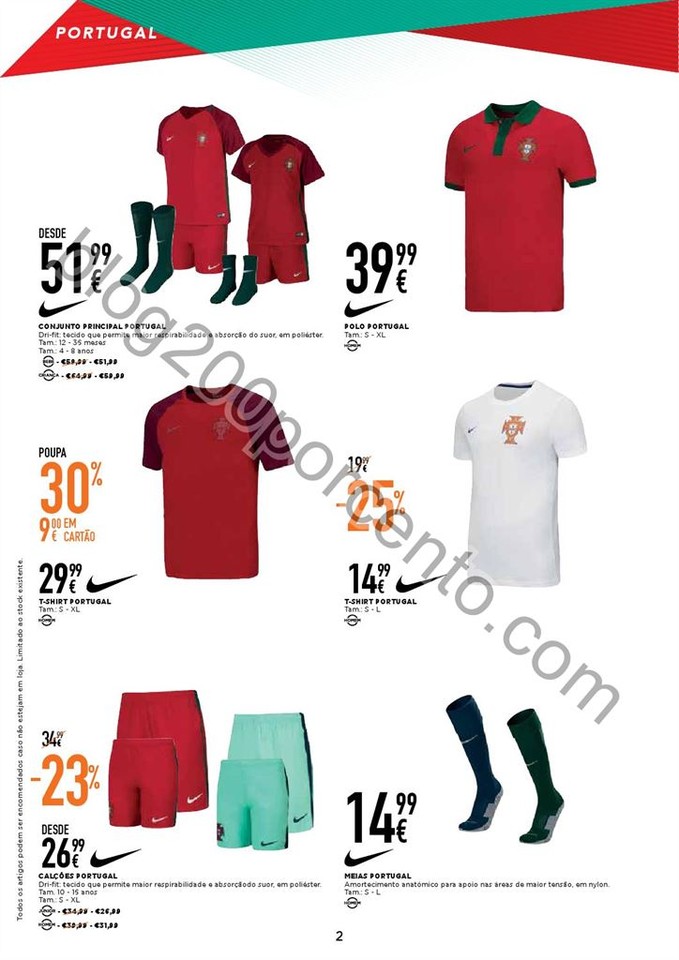 Antevisão Folheto SPORT ZONE Promoções de 25 ma