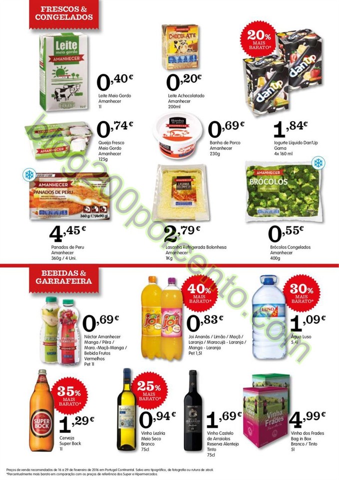 Antevisão Folheto AMANHECER promoções de 16 a 2