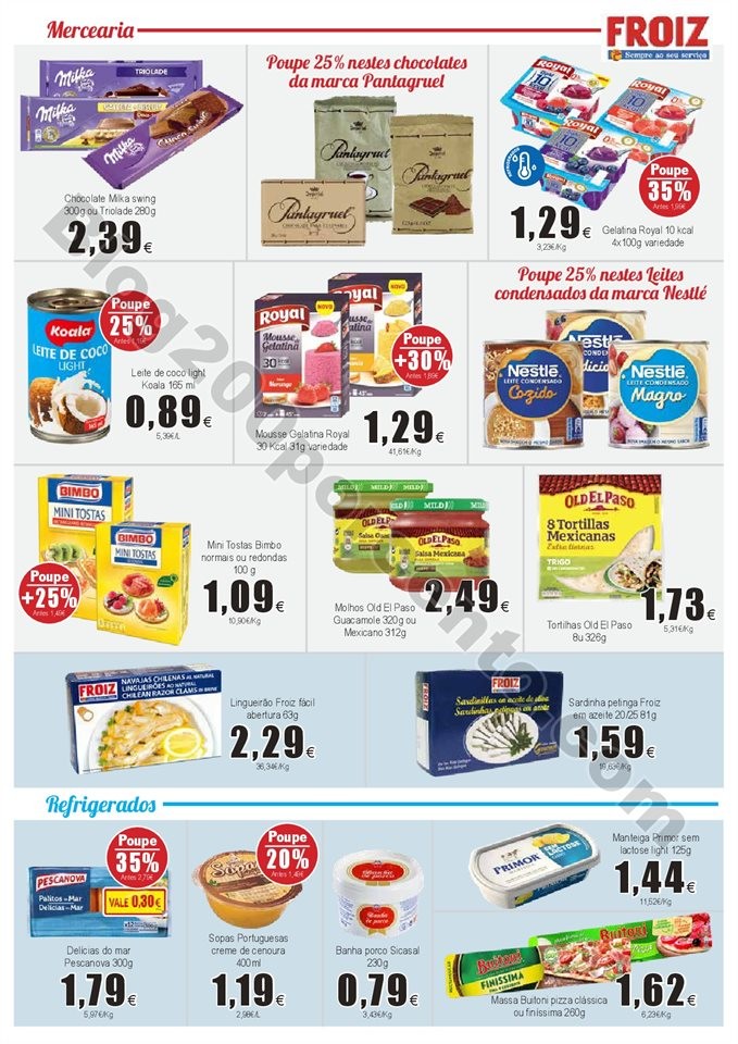 Antevisão Folheto FROIZ Natal promoções de 29 n