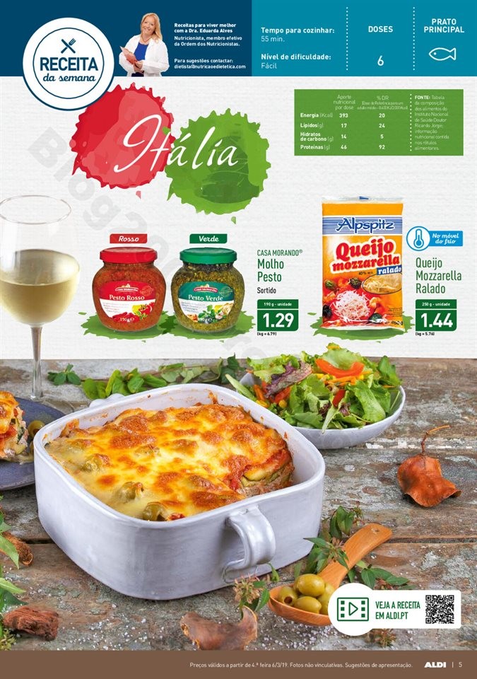 Antevisão Folheto ALDI Promoções a partir de 6 