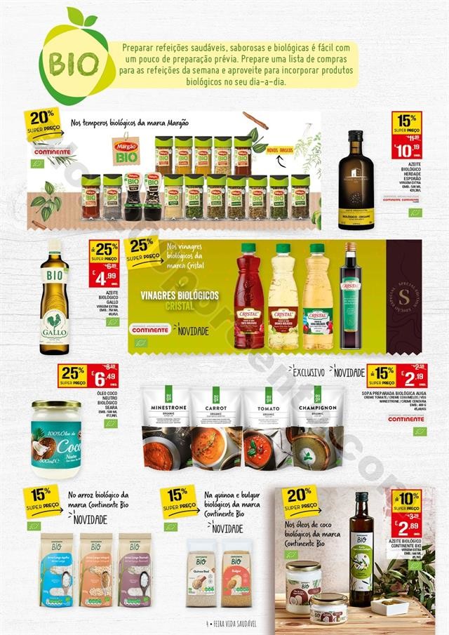 Antevisão Folheto CONTINENTE Feira Vida Saudável