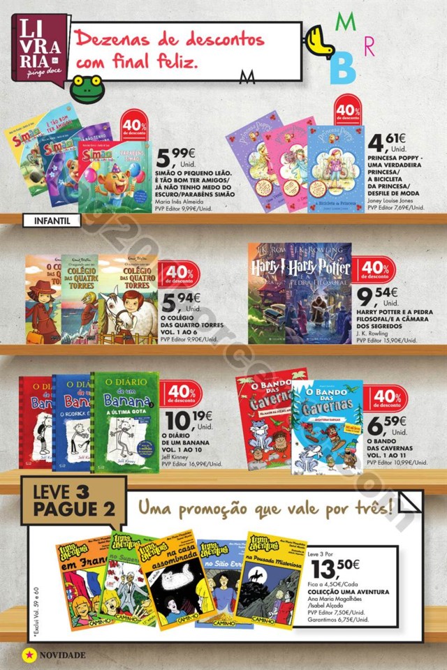 Antevisão Folheto PINGO DOCE Feira Livro promoç
