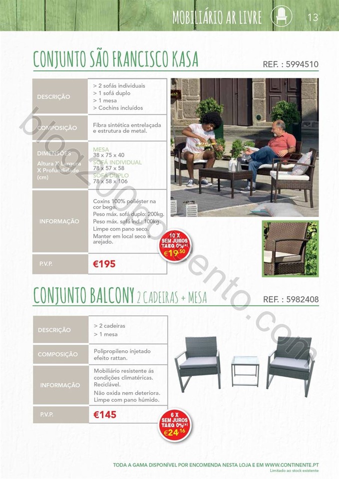 Novo Folheto CONTINENTE Ar Livre até 15 agosto p1