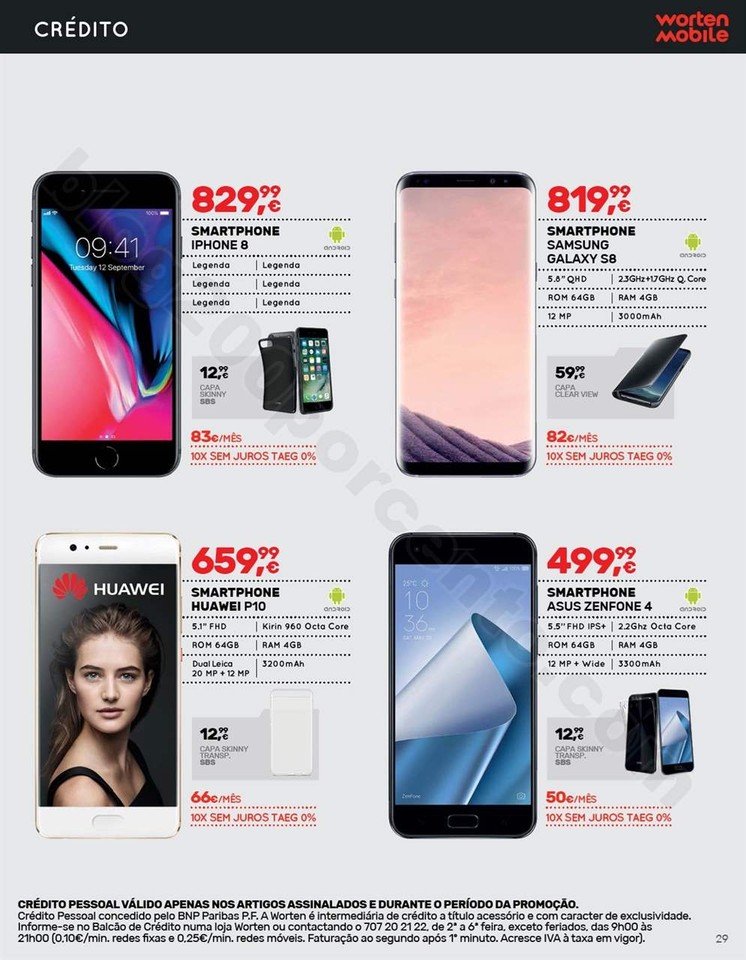 Antevisão Folheto WORTEN Mobile Promoções de 9 