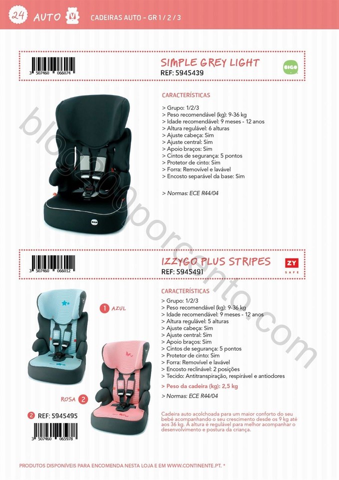 Catálogo técnico puericultura CONTINENTE Promoç