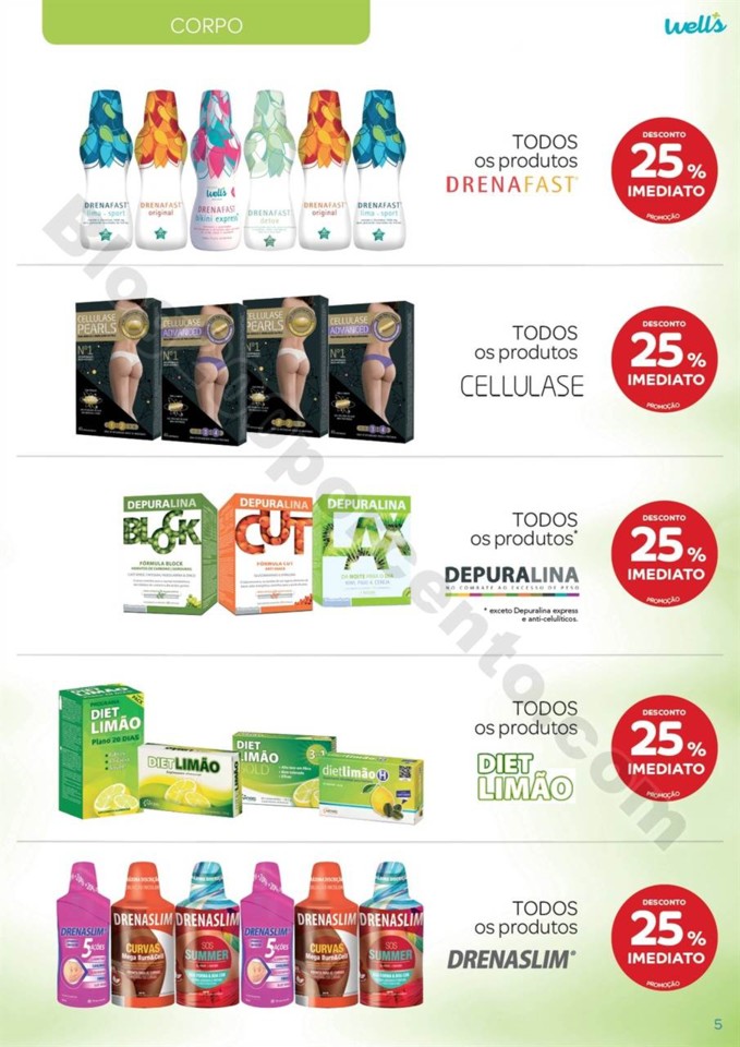 Antevisão Folheto WELLS Especial Corpo promoçõe