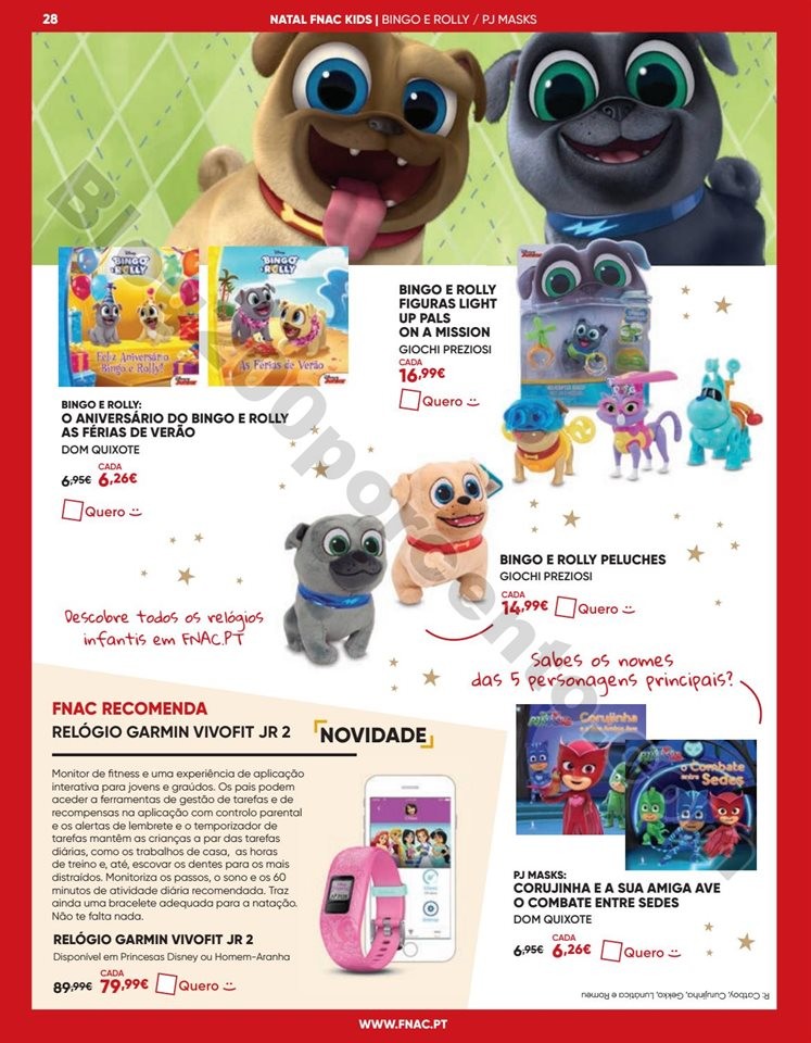 Antevisão Folheto FNAC Natal Kids Promoções de 