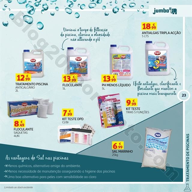 Antevisão Folheto JUMBO Especial Piscinas Promoç