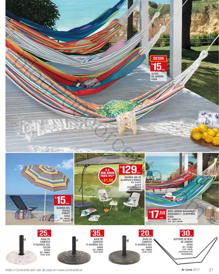 Antevisão Folheto CONTINENTE Feira Ar Livre promo