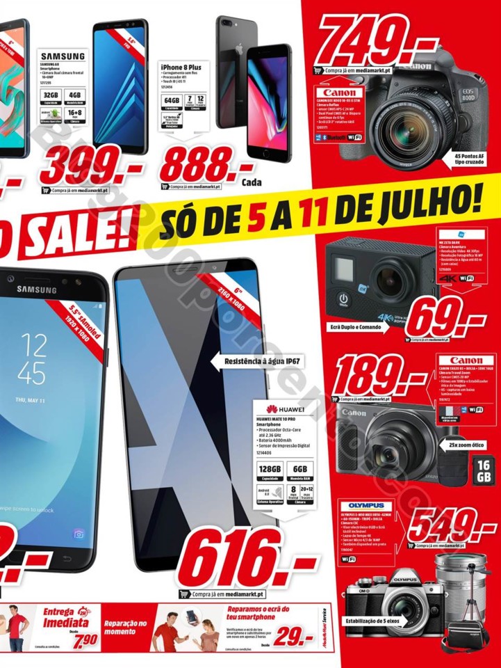 Antevisão folheto MEDIA MARKT Promoções de 5 a 