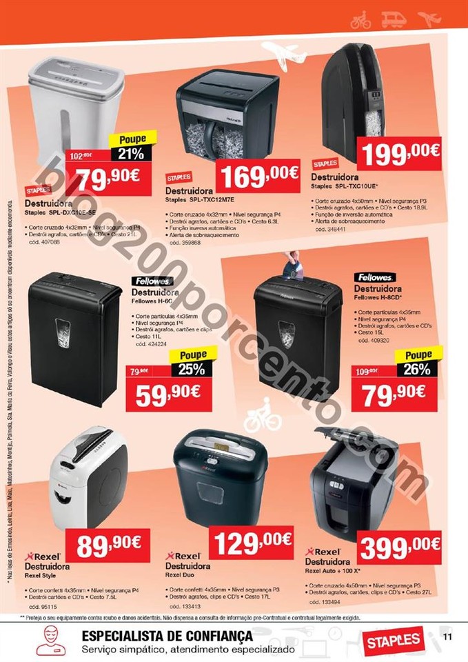 Antevisão Folheto STAPLES Promoções de 5 a 17 m
