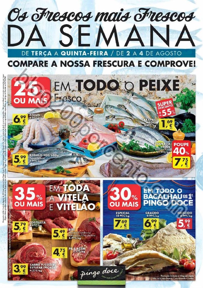 Antevisão Folheto PINGO DOCE Frescos promoções 