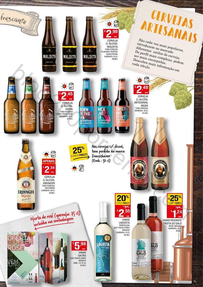 Novo Folheto CONTINENTE Cervejas e Mariscos promo