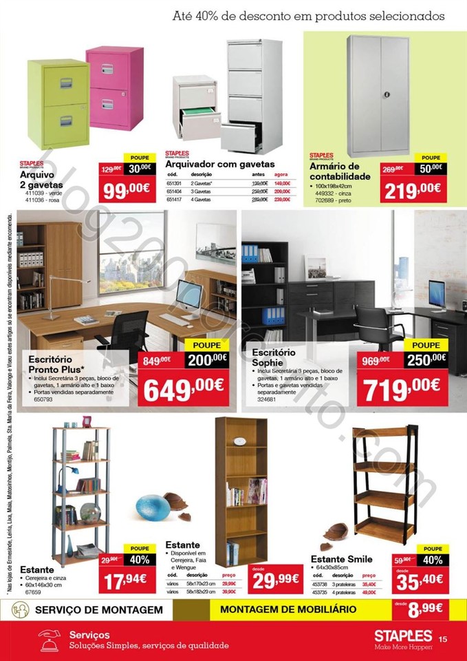 Antevisão Folheto STAPLES Páscoa promoções de 