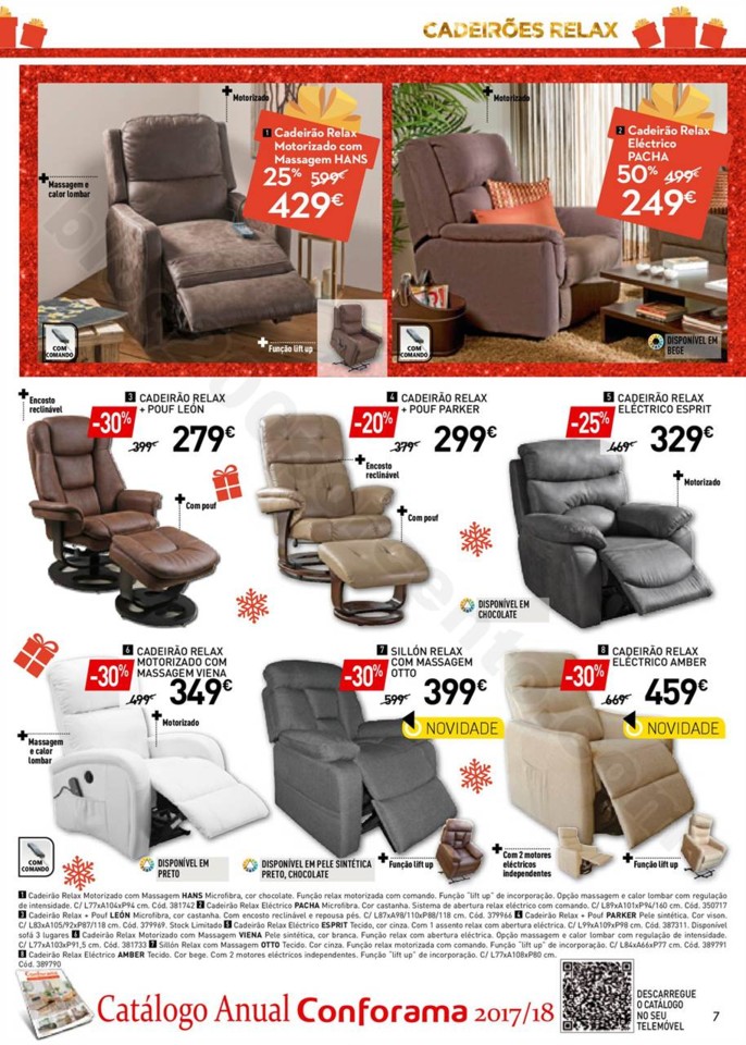 Antevisão Folheto Conforama Natal Promoções de 