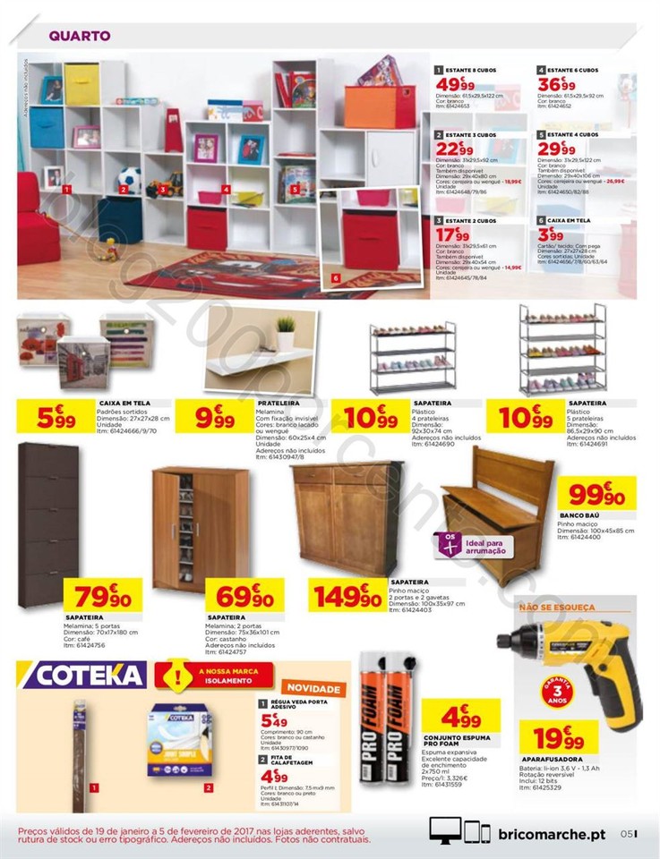 Antevisão Folheto BRICOMARCHÉ Promoções de 19 