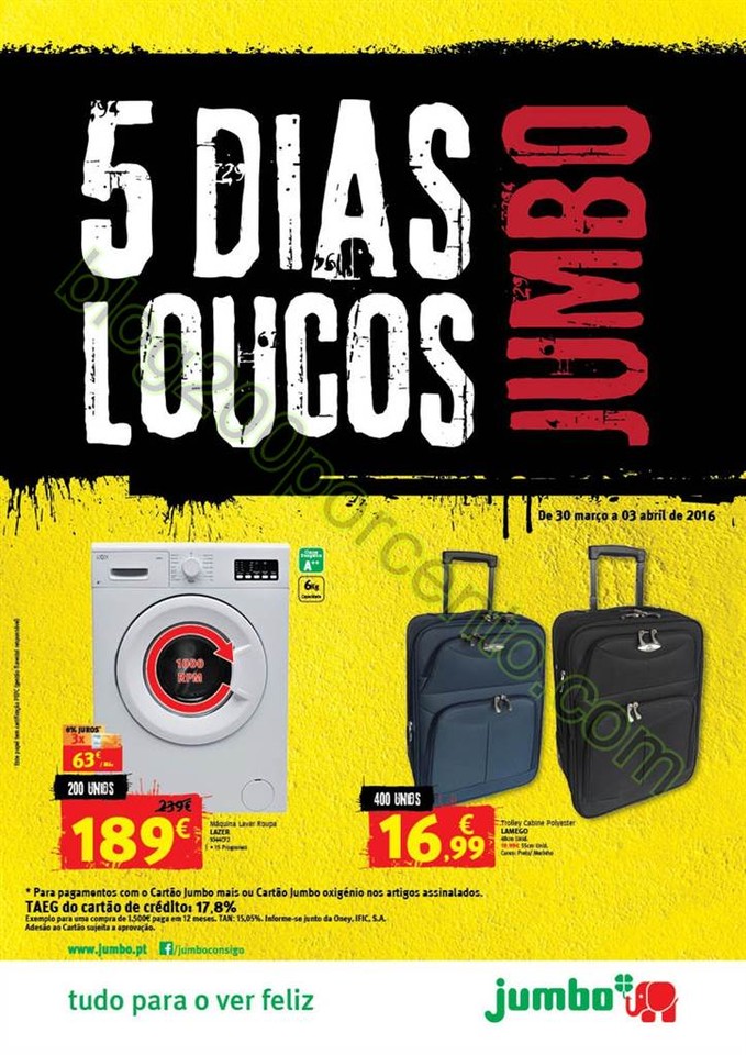 Antevisão Folheto JUMBO 5 dias loucos promoções