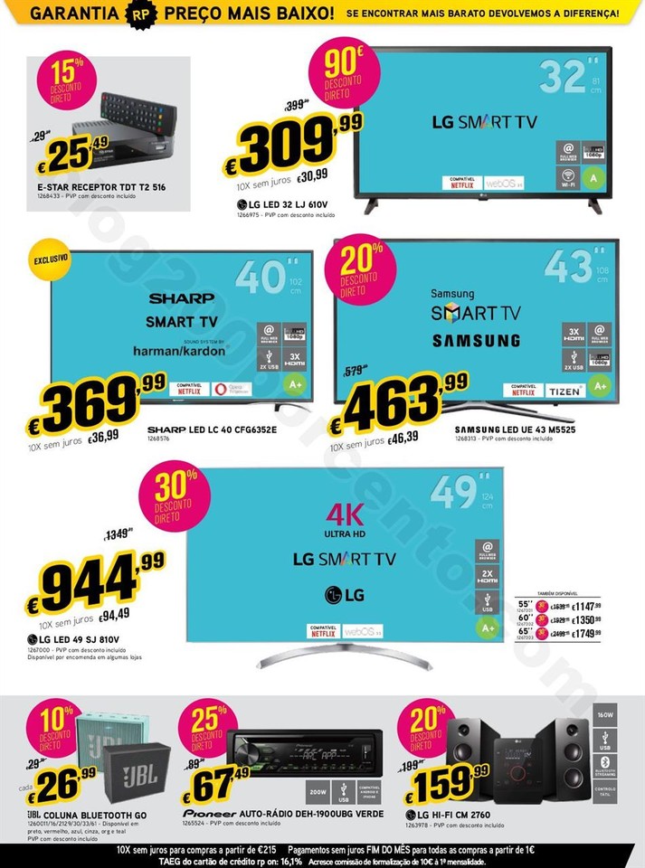 Antevisão Folheto RADIO POPULAR Promoções de 4 