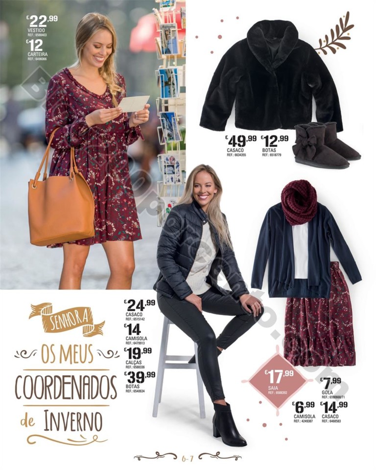 Antevisão folheto CONTINENTE Moda outono - invern