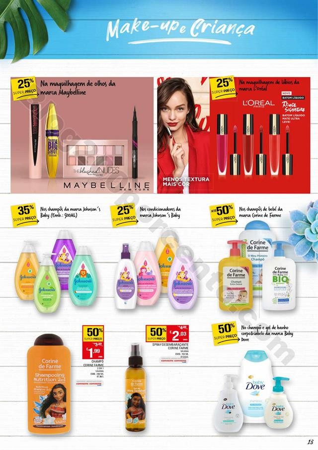 Antevisão Folheto CONTINENTE Cabelos Promoções 