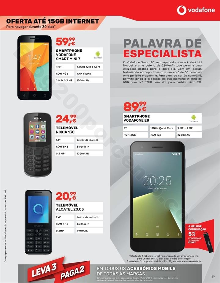 Antevisão Folheto WORTEN Mobile Promoções de 3 