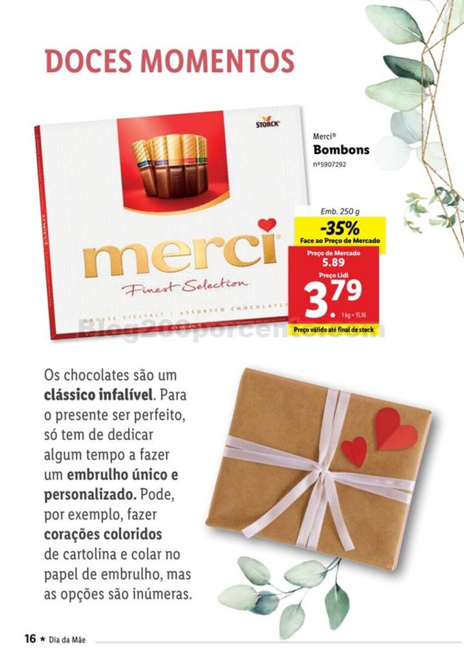 Antevisão Folheto LIDL Especial Dia da Mãe Promo