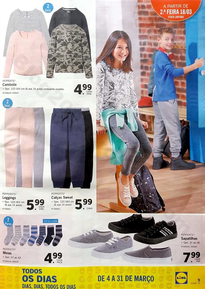antevisao folheto lidl bazar 18 março e 21 março