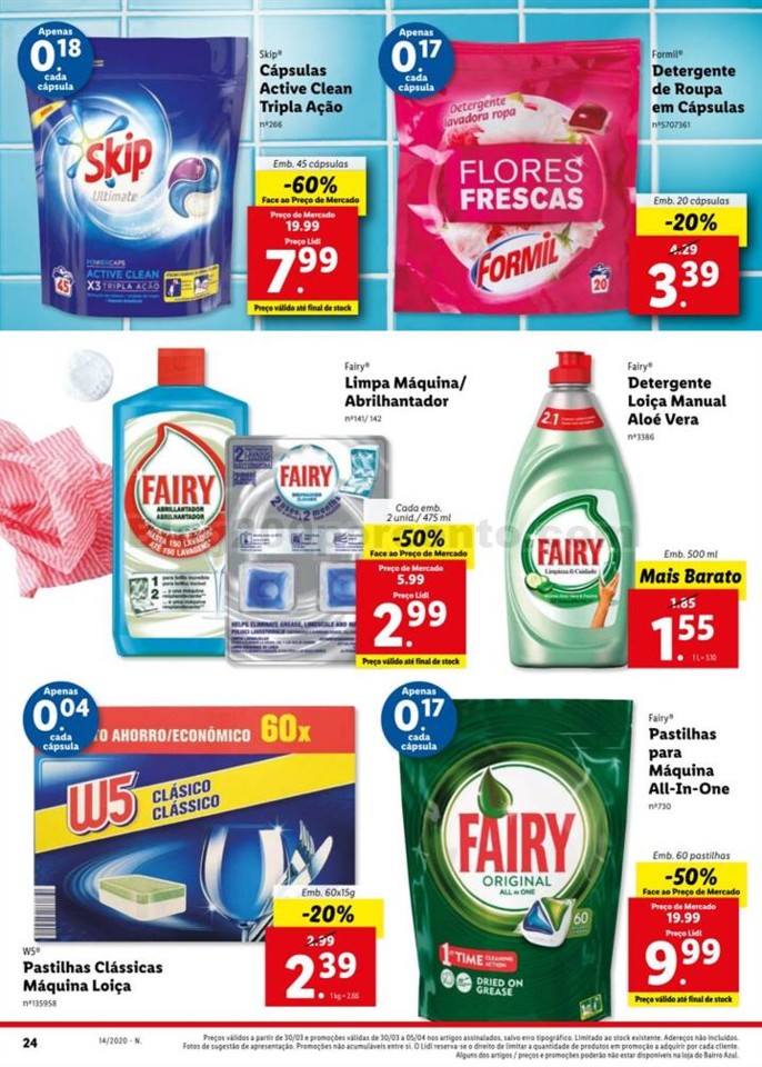 Antevisão Folheto LIDL Promoções de 30 março a