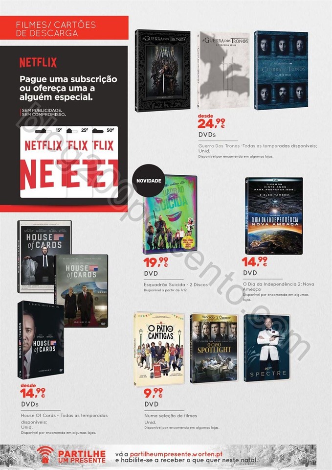 Antevisão Folheto WORTEN Natal de 30 novembro a 2