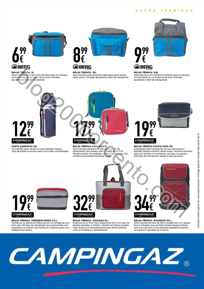 Novo Folheto SPORT ZONE Promoções até 16 agosto