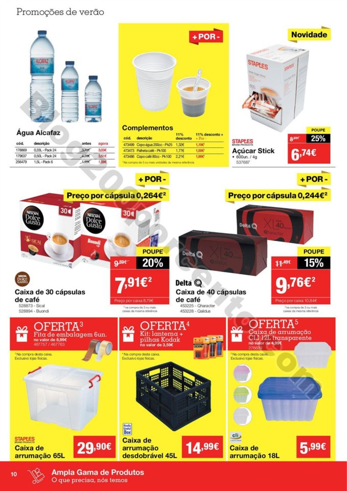 Antevisão Folheto STAPLES Promoções de 7 a 22 a