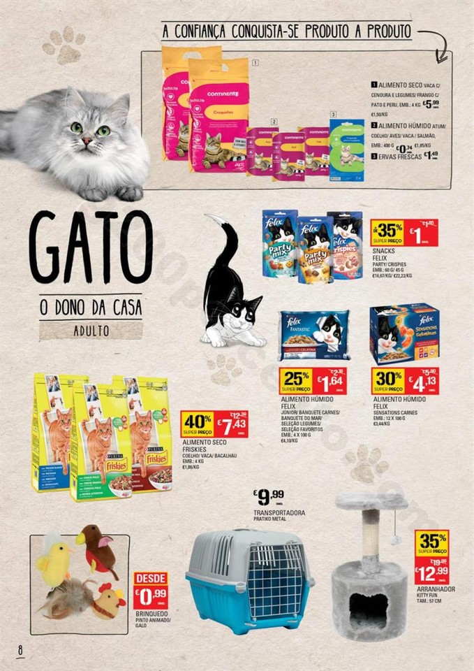 Antevisão Folheto CONTINENTE Feira animal de 26 s