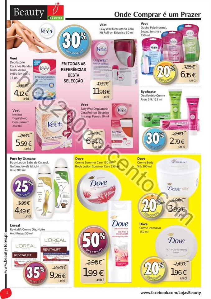 Antevisão Folheto BEAUTY STORES Promoções de 4 