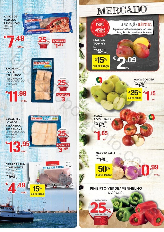 Antevisão Folheto CONTINENTE Açores de 21 fevere