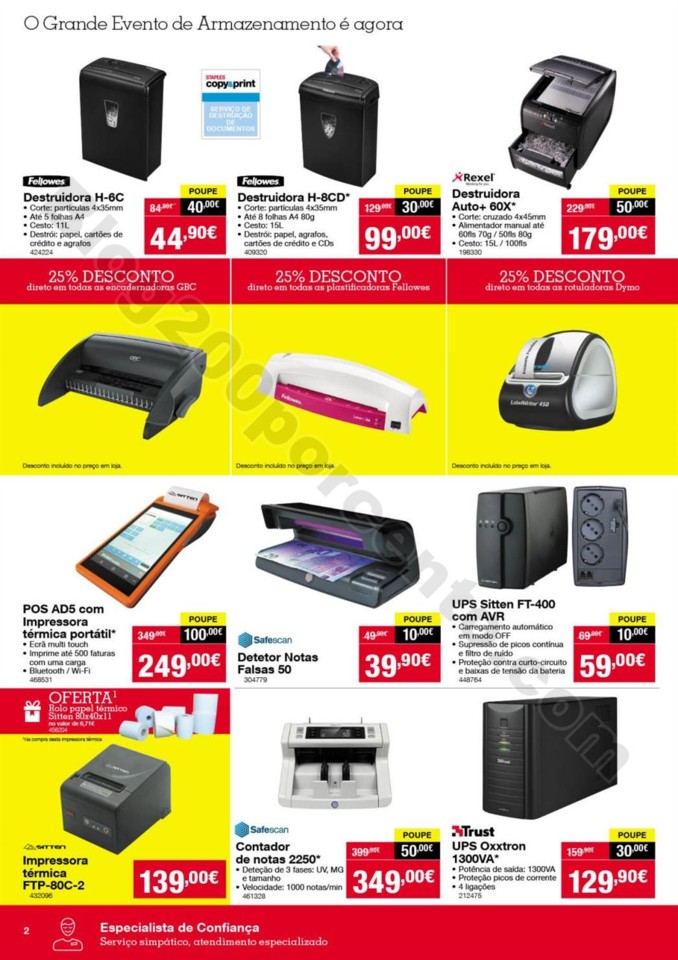 Antevisão Folheto STAPLES Promoções de 21 a 28 