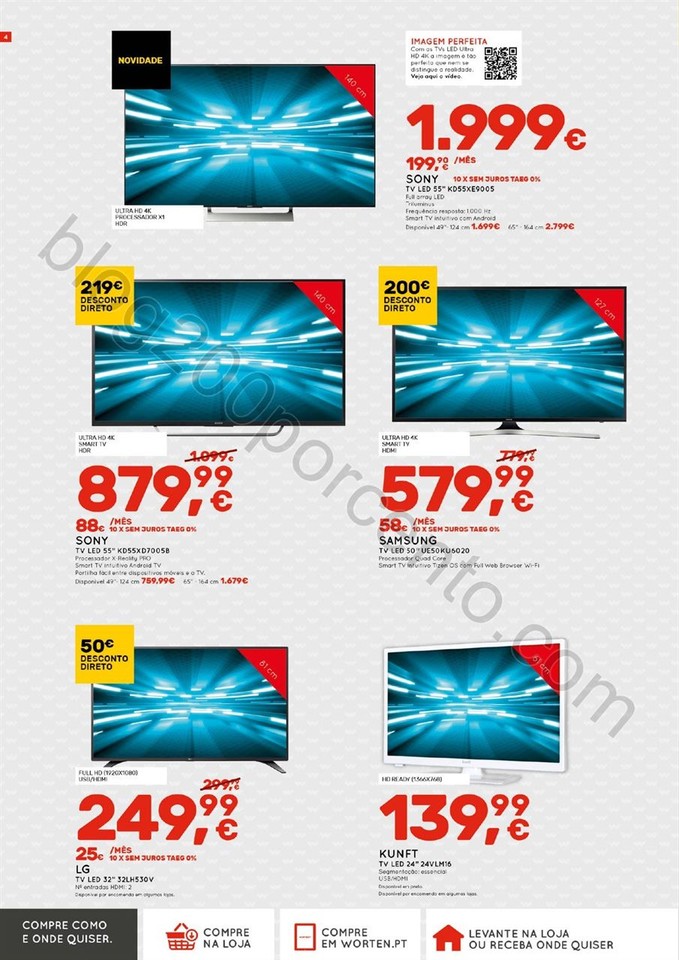 Antevisão Folheto WORTEN Promoções de 3 a 19 ab