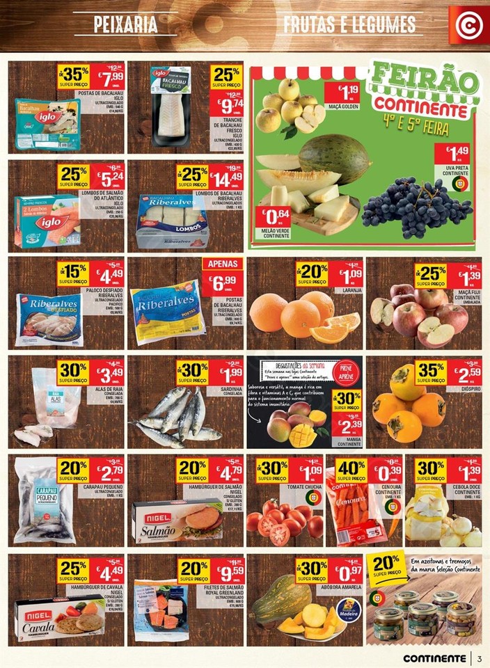 Antevisão Folheto CONTINENTE Madeira de 27 setemb