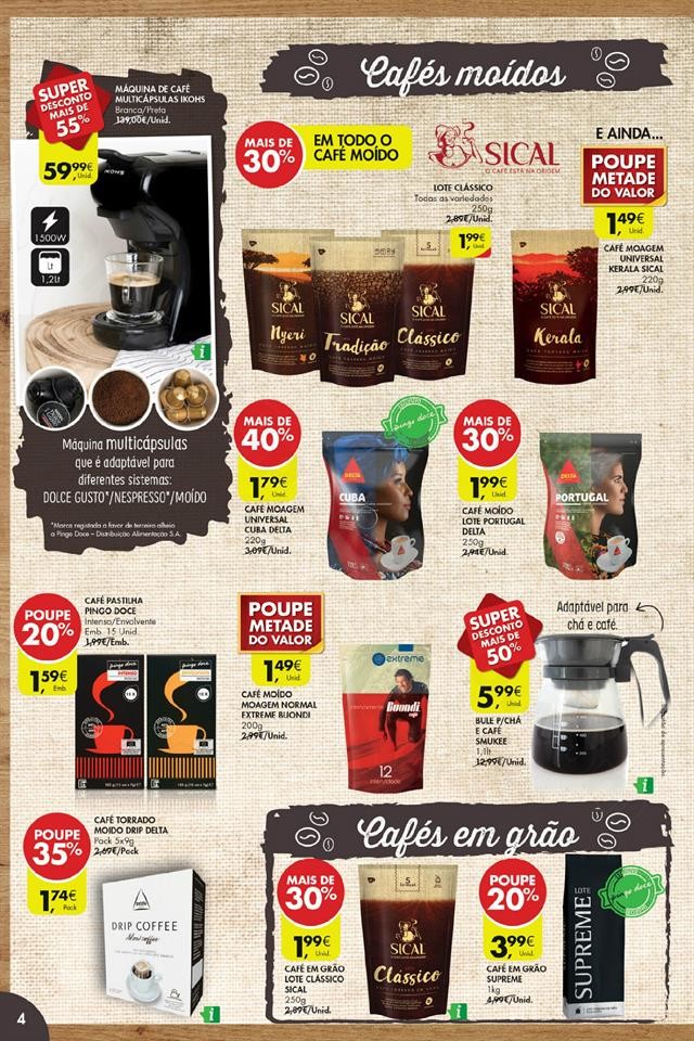 Antevisão Folheto PINGO DOCE Extra Bebidas Quente