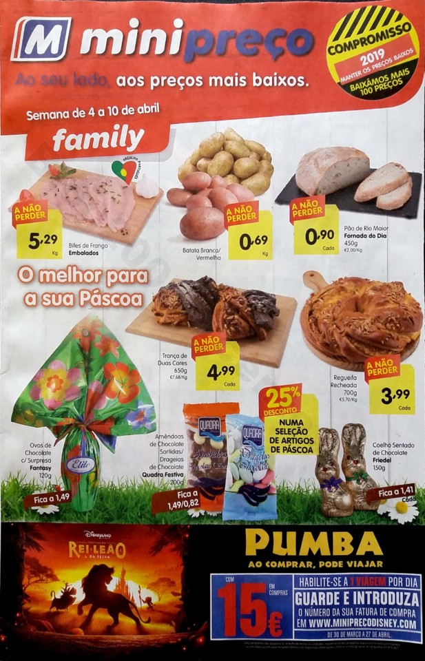 antevisao folheto minipreço promocoes de 4 a 10 a