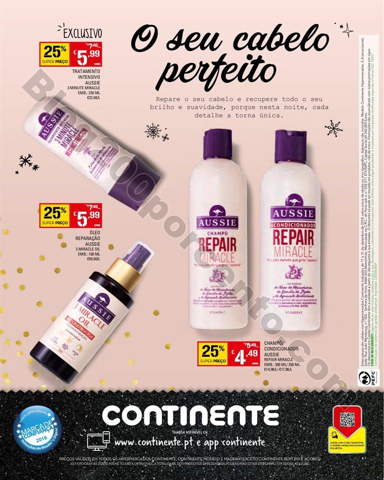 Antevisão Folheto CONTINENTE Fim de ano em Beleza