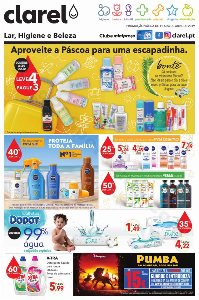 Antevisão Folheto CLAREL Promoções de 11 a 24 a