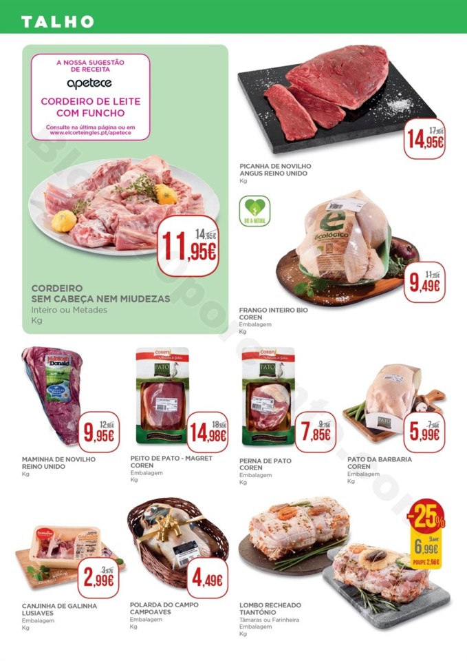 Antevisão Folheto EL CORTE INGLÉS Promoções de