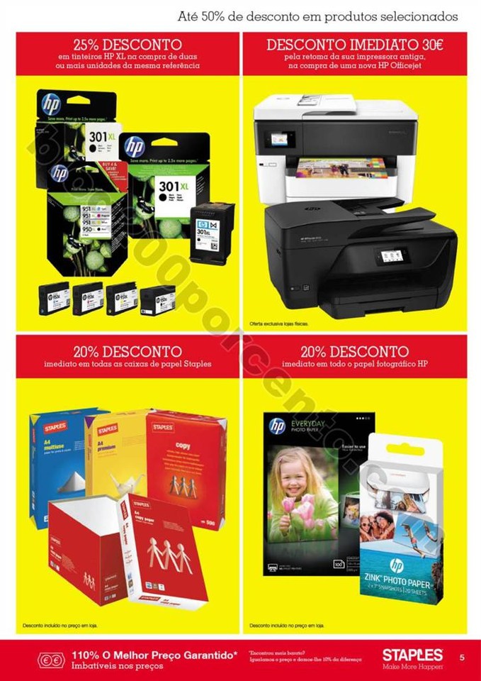 Antevisão Folheto STAPLES Promoções de 3 a 11 j