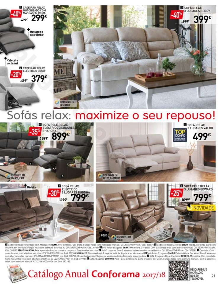 Antevisão Conforama promoções de 2 a 23 novembr